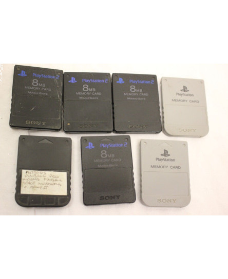 job-lot-7-x-sony-playstation-memory-cards-scph-10020-scph-1020-mixed-untested