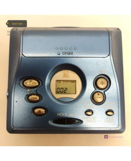 sony-mz-e300-mini-disc-md-player-walkman-retro-no-accessories