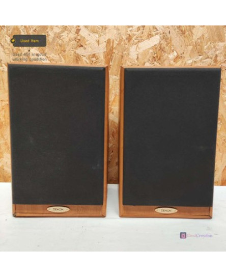 2-x-denon-sc-e313se-stereo-speakers-wired-speaker-pair-read-description