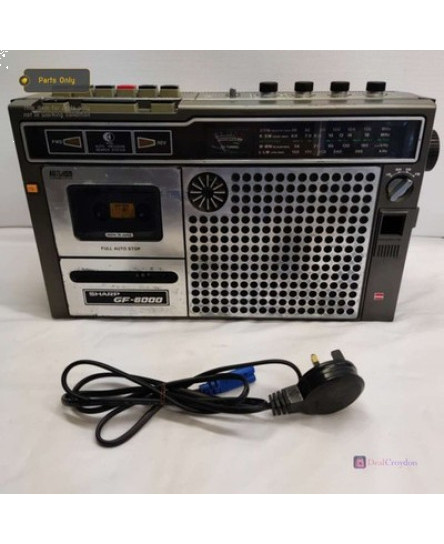 sharp-gf-6000e-radio-cassette-tape-player-recorder-spare-repair