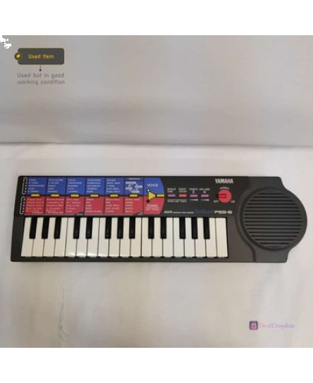 yamaha-pss-6-electronic-keyboard-portasound-32-keys-retro