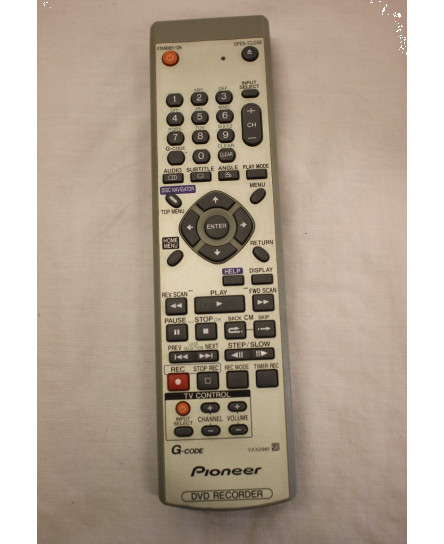 pioneer-vxx2961-dvd-recorder-player-remote-control-genuine-original