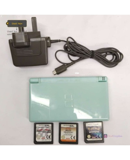 nintendo-usg-001-ds-lite-handheld-portable-gaming-console-with-games-and-charger