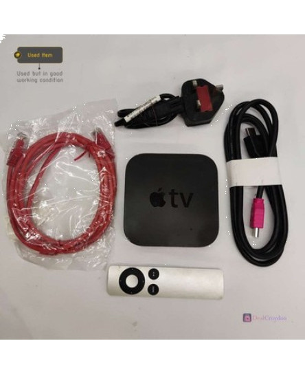 APPLE TV A1427 3RD GENERATION HD MEDIA STREAMER WITH REMOTE
