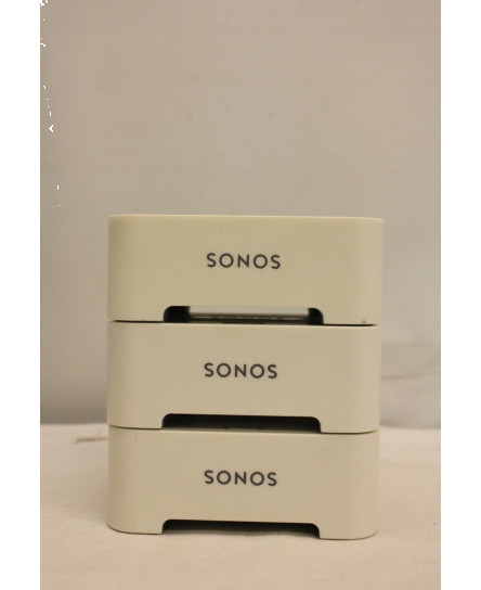 JOB LOT 3 X SONOS ZONE BRIDGE MULTI ROOM MUSIC SYSTEM UNTESTED